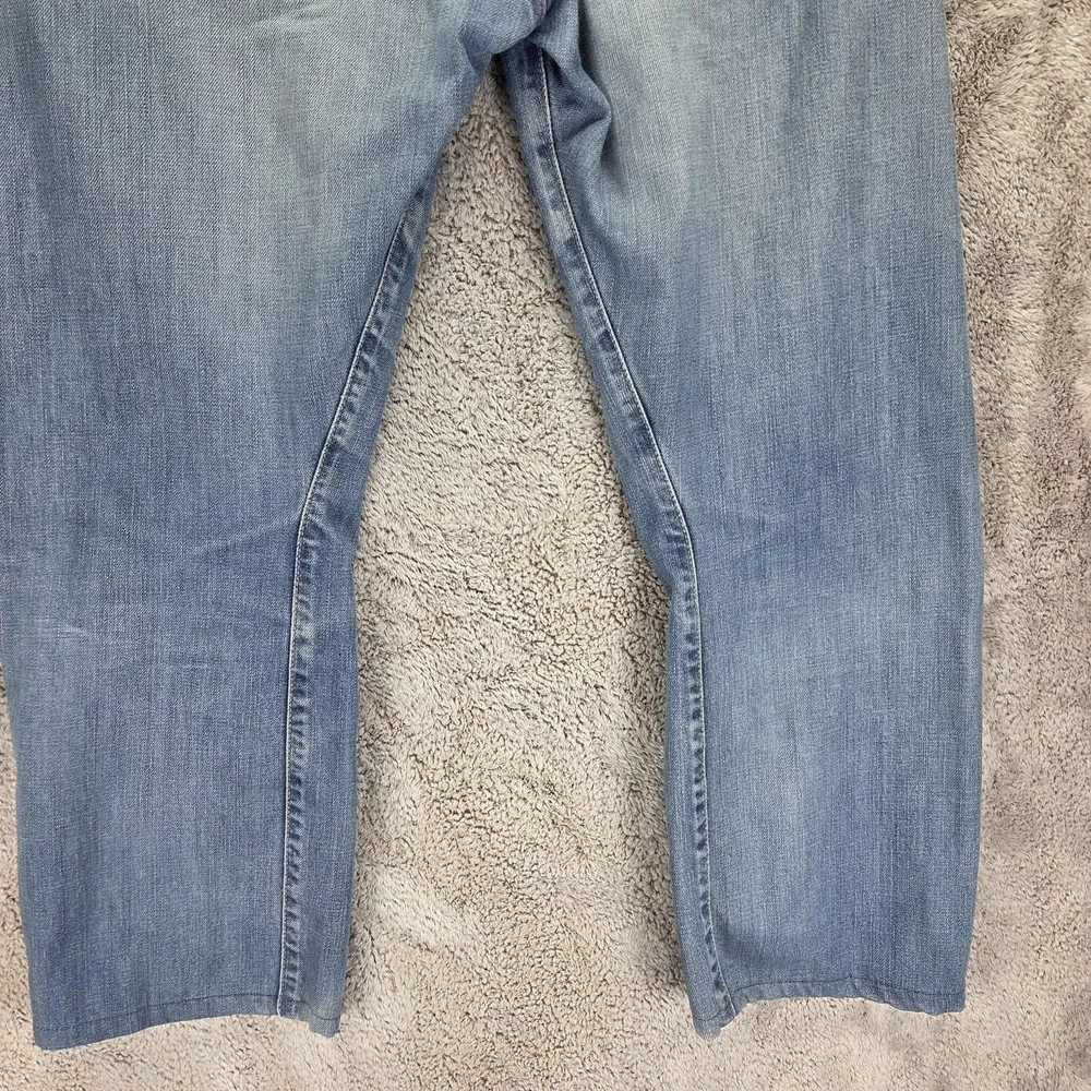 VTG Levis Engineered Jeans Mens Blue Twisted Button Fly Light Wash Fits 31x26
